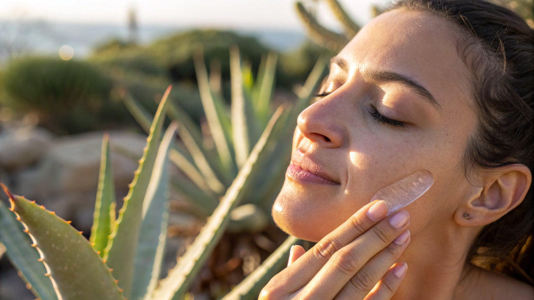 Organic Aloe Vera Gel for Skin Energy and Microbiome Balance