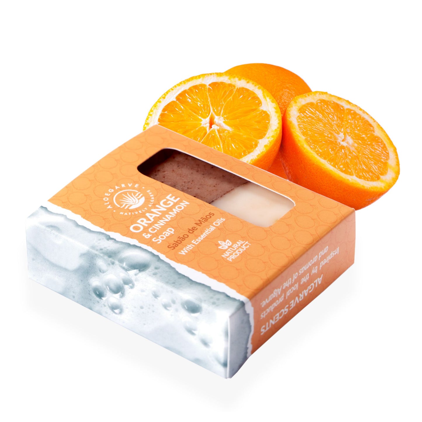 Algarve Scents Orange & Cinnamon Soap Bar 100g