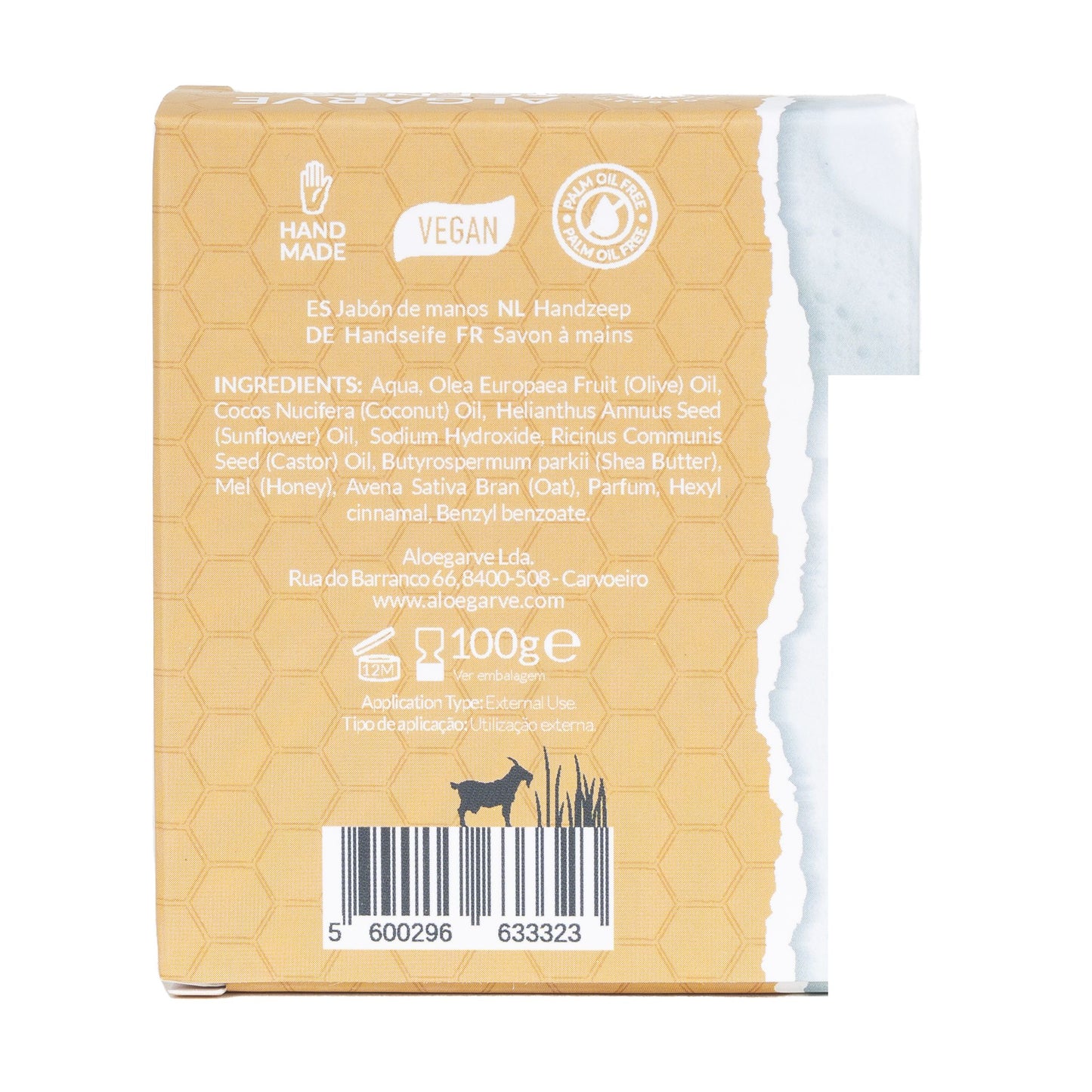 "Honey I love you" - Honey Oatmeal Soap Bar 100g